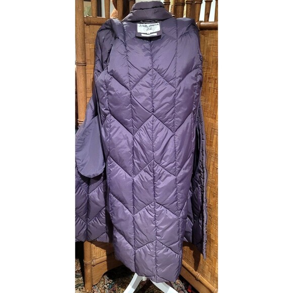 Vintage 80’s Avant Garde Japan Down Mod Space Age Puffer long Coat Maxi sz 8 M - Picture 7 of 13